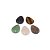 10-0165 - Fio de Pedras Quartzo Colorido Gotas com Passante 19mmx14mm - Imagem 1