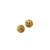 01-0740 - Pacote com 100 Bolas Diamantadas com Recortes Verticais 14mm - Imagem 1