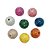 05-0816 - Pacote com 1 Kg de Acrílico Colorido Bola Imitação de Pedra 18mm - Imagem 1
