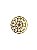 01-2437 1/2kg de Estamparia Mandala Lixada em Latão G 43mm - Imagem 1