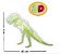 Quebra Cabeça 3D Dinossauro T Rex - Brilha no Escuro - Imagem 2