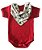 Conjunto de body vermelho e bandana natal Pinguim - Imagem 2