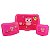 Kit com 3 potes organizadores Infantil - Rosa - Imagem 2