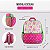 Mochila Escolar Infantil Sapeka - Flor Pink - Imagem 2