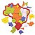 Quebra Cabeça Mapa do Brasil  em madeira - Imagem 1