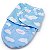 Cueiro Swaddle Enroladinho Ajustável - Nuvens Azul - Imagem 1