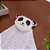 Naninha de bichinhos com prendedor de chupeta - Panda Rosa - Imagem 3