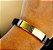 Pulseira Pai Nosso de Silicone e Aço Dourado - Imagem 1