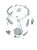 Cachepot Aramado de Metal para Samambaia - Imagem 3
