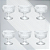 Jogo De 6 Taças Sobremesa Munique 230ml Linha Premium Cor Transparente - Imagem 1