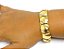 Pulseira feminina bracelete Miami folheado a Ouro 18k - Imagem 2