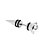 Piercing / Brinco Masculino com Pedra Modelo Lança Aço - 1UND - Imagem 1