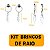 Kit Brinco Masculino Feminino Pingente Raio Flash Prata Aço Inox -  2 Pares - Imagem 5