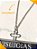 Cordão Masculino Corrente 50cm Pingente Cruz Vazado Prata Aço Inox Antiialérgico - Imagem 3