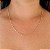 Choker Colar Feminino Curto Longo Singapura Fino Folheado Banhado a Ouro Prata - Imagem 4