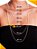 Colar Corrente Escapulário Masculino Feminino Prata Placa Coração Vazado Aço Inox - Imagem 9