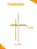 Pingente Cruz Palito Crucifixo Prata 925 de Lei Maciça 1 UND - Imagem 6