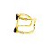 Anel com pedra Regulável folheado a ouro 18k  modelo blogueira - Imagem 3