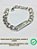 Pulseira Masculina Groumet Grossa 10mm Placa Escrito FÉ Aço Inox Premium Prata Prova D'Água - Imagem 3
