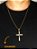 Cordão Masculino Corrente Cruz Dom Toretto Velozes & Furiosos Aço Inox Premium Prata Dourado - Imagem 3