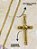 Corrente Cordão Masculino Grumet 3mm 70cm Prata Dourado Pingente Cruz Grossa Aço Inox - Imagem 6