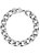 Pulseira Masculina Prata Grumet Cubana 1X1 Grossa 8mm Prata Aço Inox A Prova D'Água Antialérgico - Imagem 7