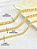 Corrente 60cm Elo Duplo Grumet 4mm 6mm 8mm Aço Inox Dourado - Imagem 8