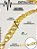 Pulseira Masculina Dourada Grumet Grossa Placa Escrito FÉ Aço Inox Antialérgico Prova D'Água - Imagem 6