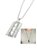 Corrente Cordão Masculino 70cm Pingente Navalha Gilete Lâmina Barbeiro Prata Aço Inox - Imagem 1