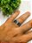 Anel Dedeira 7mm Masculino Prateado Preto Animals Minimalista Básico Aço Inox Prova D'Água - Imagem 2