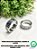 Anel Dedeira 7mm Masculino Prateado Preto Animals Minimalista Básico Aço Inox Prova D'Água - Imagem 5