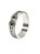 Anel Dedeira 7mm Masculino Giratório Prateado Preto Corrente Básico Aço Inox - Imagem 8