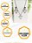 Conjunto Colar e Brinco Feminino 45cm Triângulo Vazado Prata Minimalista Aço Inox Antialérgico - Imagem 3