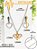 Conjunto Colar e Brinco Feminino 45cm Coracão Vazado Duplo Prata Minimalista Básico Aço Inox - Imagem 7