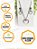 Conjunto Colar e Brinco Feminino 45cm Coracão Vazado Borda Grossa Prata Minimalista Básico Aço Inox - Imagem 3