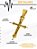 Pingente Masculino Feminino Crucifixo Cruz Pequena Delicada Minimalista Dourado Aço Inox Religioso - Imagem 8