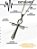 Cordão Masculino 70cm Grumet Fino 2mm Pingente Cruz Egípcia Prata Aço Inox - Imagem 5