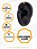 Brinco Piercing Fake Orelha Hélix Pressão Encaixe Dourado Aço Inox - Imagem 5