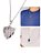 Colar Cordão Corrente 55cm Feminino Masculino Pingente Time Galo Clube Atlético Mineiro Aço Inox - Imagem 1