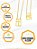 Colar Cordão Escapulário 70cm Masculino Feminino Prata Dourado Cruz Vazado Fé Religioso Aço Inox - Imagem 7