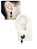 Brinco Argola Unissex Preto Pingente Raio Flash Inox 1 Und - Imagem 1