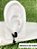 Brinco Argola Unissex Preto Pingente Raio Flash Inox 1 Und - Imagem 6