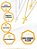 Colar Feminino Duplo Choker Pingente Cruz Delicado Aço Inox Premium Prata Dourado Presente - Imagem 6
