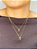 Colar Feminino Duplo Choker Pingente Cruz Delicado Aço Inox Premium Prata Dourado Presente - Imagem 2