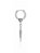 Brinco Argola Masculino Feminino Pingente Folha Pena Prata Aço Inox Antialérgico 1 Und - Imagem 8