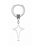 Brinco Argola Masculino Feminino Pingente Cruz Vazada Crucifixo Romano Prata Aço Inox 1 Und - Imagem 7
