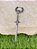 Brinco Argola Masculino Feminino Pingente Espada Adaga Gótico Medieval Prata Aço Inox Egirl Dark - Imagem 3