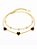 Pulseira Dupla Coração Madrepérola Preto Branco Aço Inox Prata Dourado Bolinha Elegante Feminino - Imagem 8