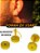 Brinco Falso Alargador 6mm Rosca Dourado Masculino Feminino Aço Inox -  PAR - Imagem 3