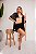 CONJUNTO SHORT + KIMONO EM TELINHA (preto) - Imagem 3